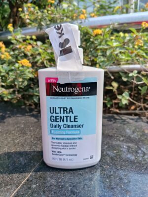 Neutrogena Ultra Gentle Daily Cleanser Foaming Formula for sensitive skin